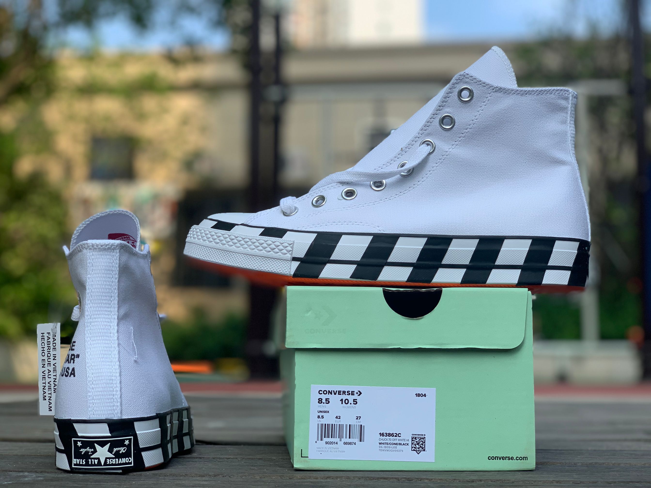 Off White X Converse Chuck 70 Stripe White 163862c 10 - www.kickbulk.co